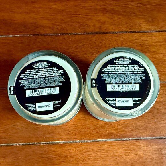 2pc NEW AROMATHERAPY EUCALYPTUS+SPEARMINT STRESS RELIEF Single Wick 2 Candles - Picture 3 of 4